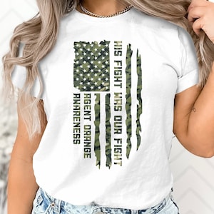 Agent Orange Awareness Svg Png, Vietnam Veteran Svg, His Fight Was Our Fight Svg Cricut Sublimation Designs