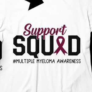 Multiple Myeloma Awareness Svg Png, I Wear Burgundy for Multiple Myeloma Awareness Svg, Burgundy Ribbon Svg, Multiple Myeloma Cancer Svg