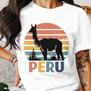 Peru Lama Png, Peruvian Png, Peruvian Lama Png Sublimation, Lama Peru Png, Peru Shirt Svg