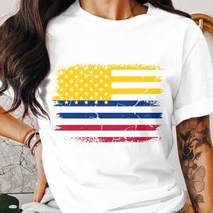 Colombian American Flag Png, Colombia USA Flag Png Sublimation, Colombiana Png, Colombia Png Design, Colombia Flag Png Image