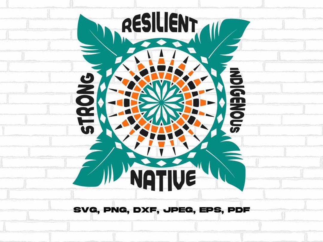 Native American Heritage Month Svg Png, Strong Resilient Indigenous ...