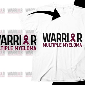 Multiples Myelom Awareness SVG Png, Multiples Myelom Krieger SVG, Burgund Band SVG, Multiples Myelom Krebs svg Sublimation