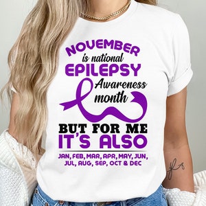 Epilepsy Awareness Svg Png, November Is National Epilepsy Awareness Month Svg, Purple Ribbon Svg Cricut Cut File Sublimation