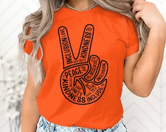Unity Day Svg Png, Kindness Peace Love Unity Svg Png, Anti Bullying Svg Cricut Ready to Press Sublimation Design