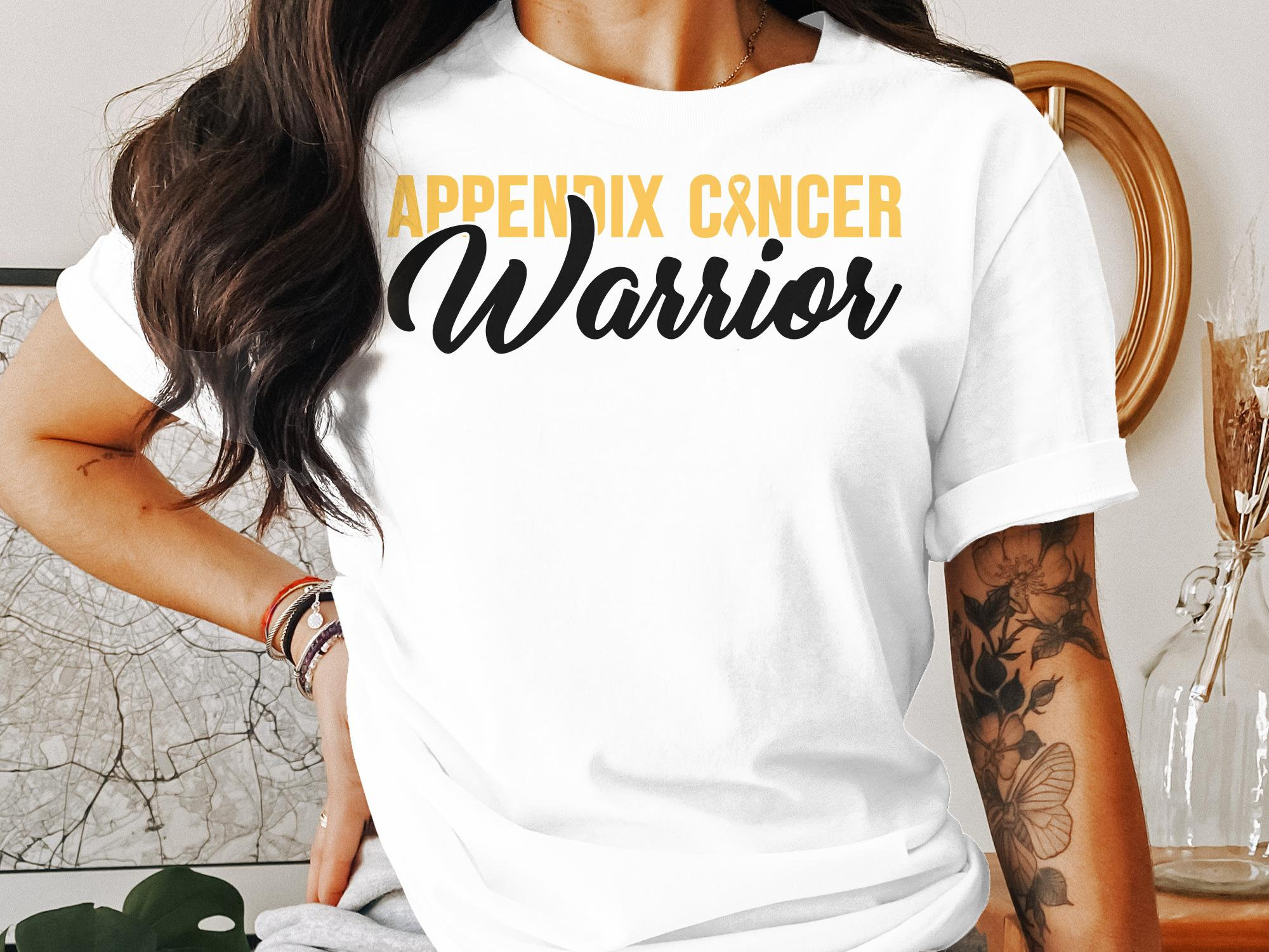 Appendix Cancer Awareness Svg Png, Appendix Cancer Warrior Svg, Amber ...