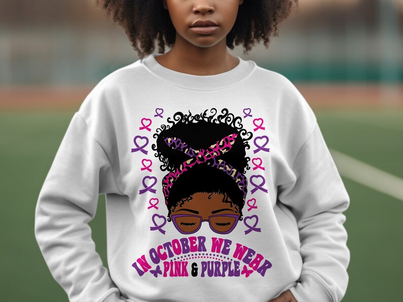 Domestic Violence Awareness Svg Png, Breast Cancer in October We Wear ...