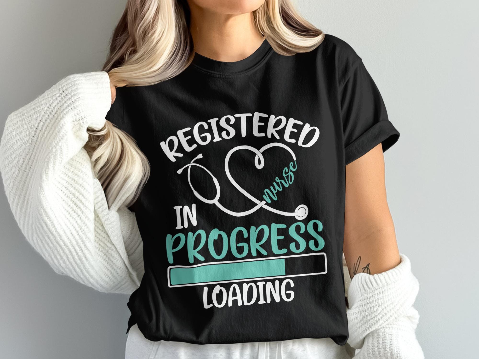 Rn Loading RN Nurse Svg Png, Registered Nurse in Progress Loading Svg, Funny Nurse ...
