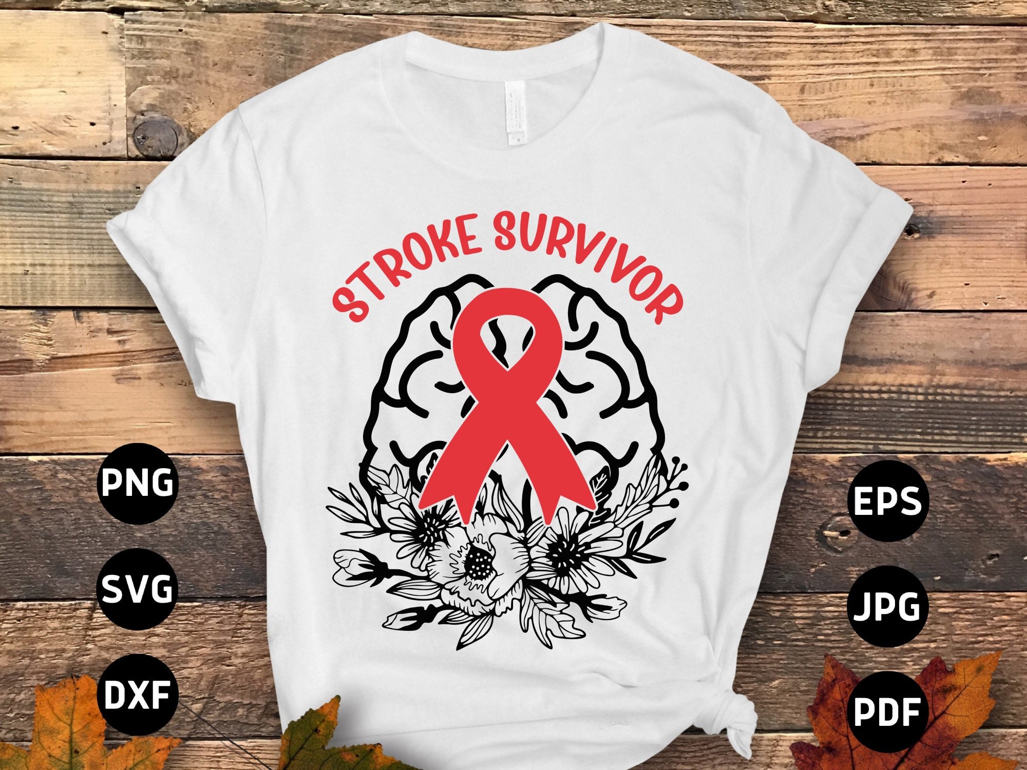 Stroke Awareness Svg Png, Stroke Survivor Ribbon Svg, Red Ribbon Svg ...
