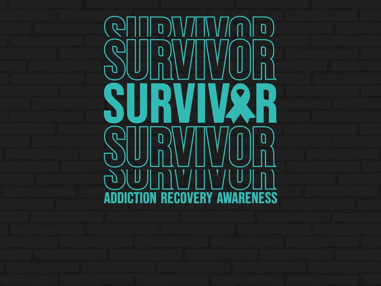 Addiction Recovery Survivor Svg, Addiction Recovery Awareness Svg Png ...