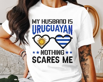 Uruguayan Wife Png, Uruguayan Husband Png, Uruguay Flag Png, Uruguayan Gifts Png Sublimation Designs