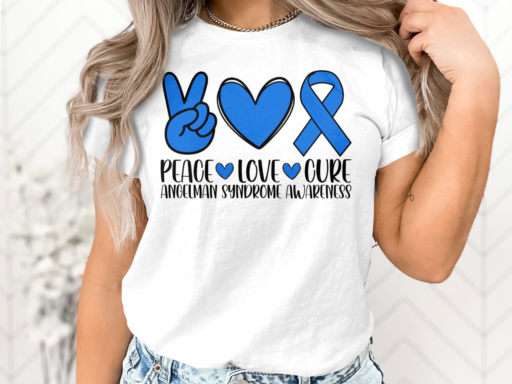 Peace Love Cure Ribbon Colon Cancer Awareness Costume T-Shirt Peace Love Cure Ribbon Colon Cancer Awareness Costume T-Shirt