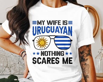 Uruguayan Husband Png, Uruguayan Wife Png, Uruguay Flag Png, Uruguayan Gifts Png Sublimation Designs