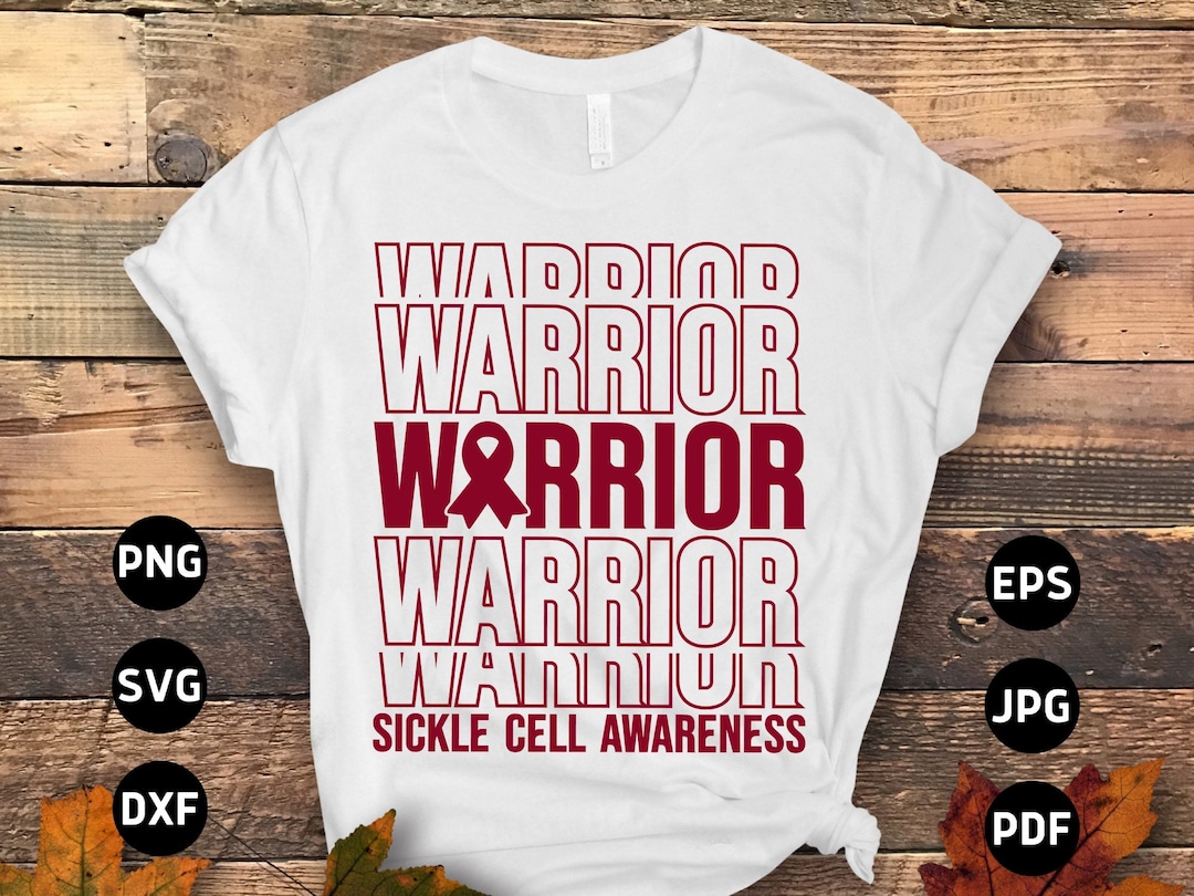Sickle Cell Warrior Svg, Sickle Cell Awareness Svg Png, Anemia Awareness  Svg, Burgundy Ribbon Svg Cricut Sublimation - Etsy, image size:1080x810