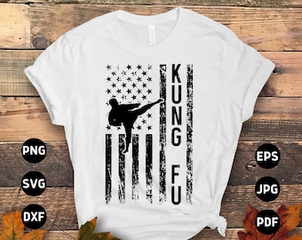 Kung Fu Svg Png, Kung Fu Flag Svg, Funny Kung Fu Lovers Gifts, Martial Arts Svg File Cricut Sublimation
