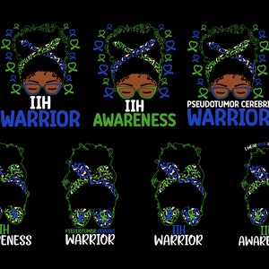 Iih Ribbon Color Ihhawareness Svg Png Bundle, Idiopathic Intracranial Hypertension Svg ...