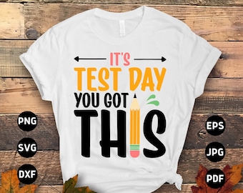 Test Day Svg Png, Testing Mode on Svg, Testing Day Svg, Retro Testing ...