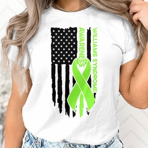 Williams Syndrome Awareness Svg Png, Flag Williams Syndrome Svg Cricut Cut File Sublimation Design