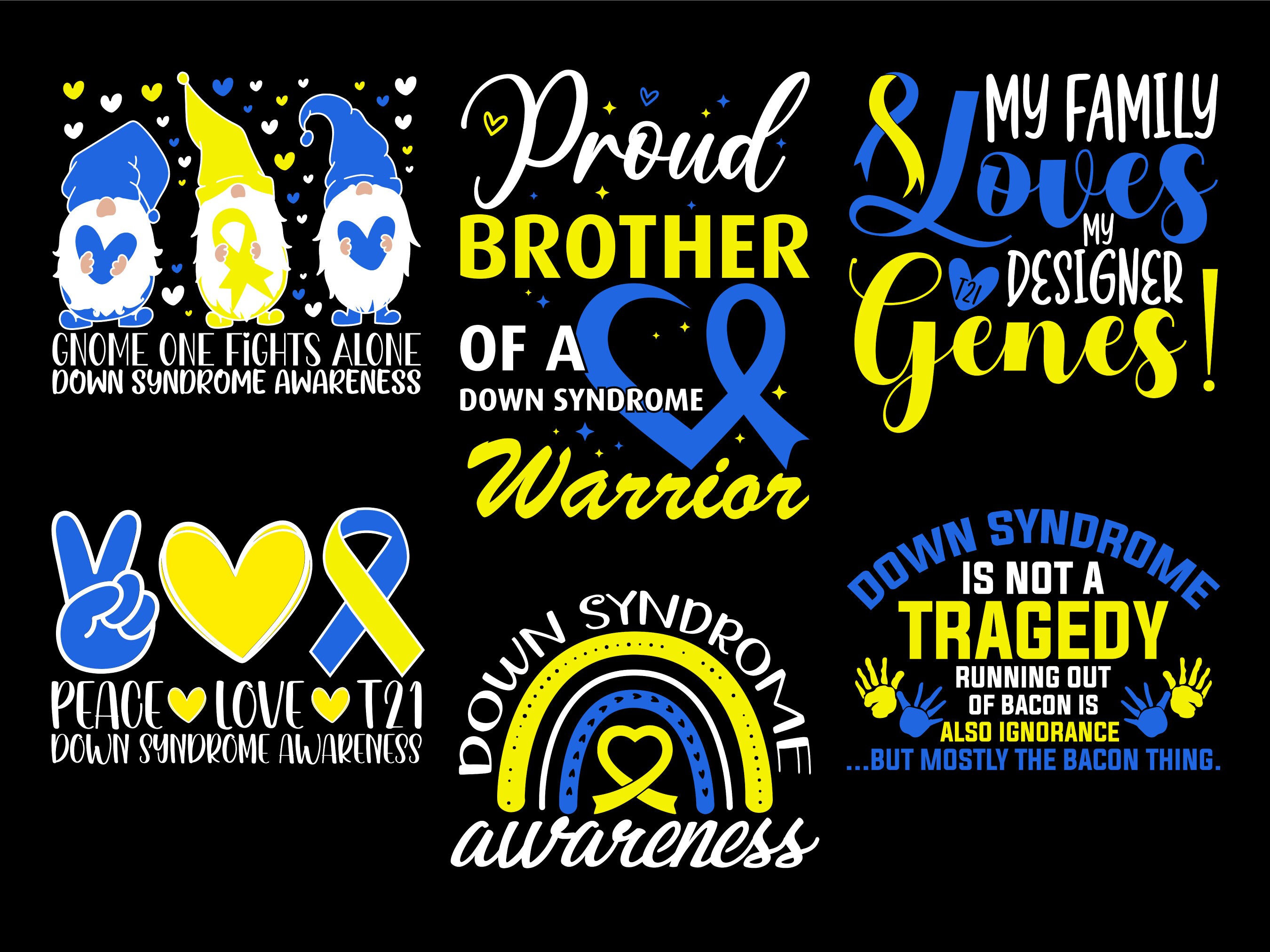 Down Syndrome Awareness Svg Bundle, Down Syndrome Awareness Png Bundle ...