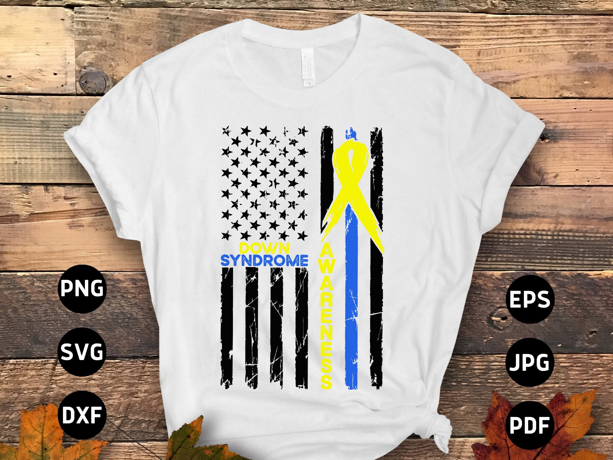 Down Syndrome Awareness Svg Png, No One Fights Alone Svg, Blue Yellow ...