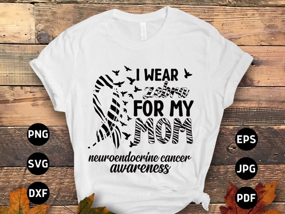 My Hero Is Now My Angel Zebra Stripe Carcinoid Cancer Shirt My Hero Is Now My Angel Zebra Stripe Carcinoid Cancer Shirt