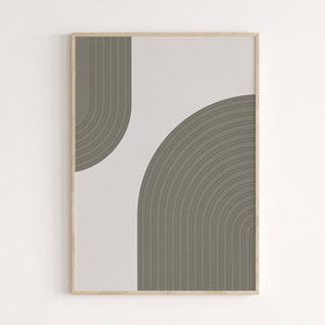 Wall Art: Abstract Modern Textured Print, Wall Decor in Neutral Colors, Printable Grainy Minimalist Poster, Digital Download