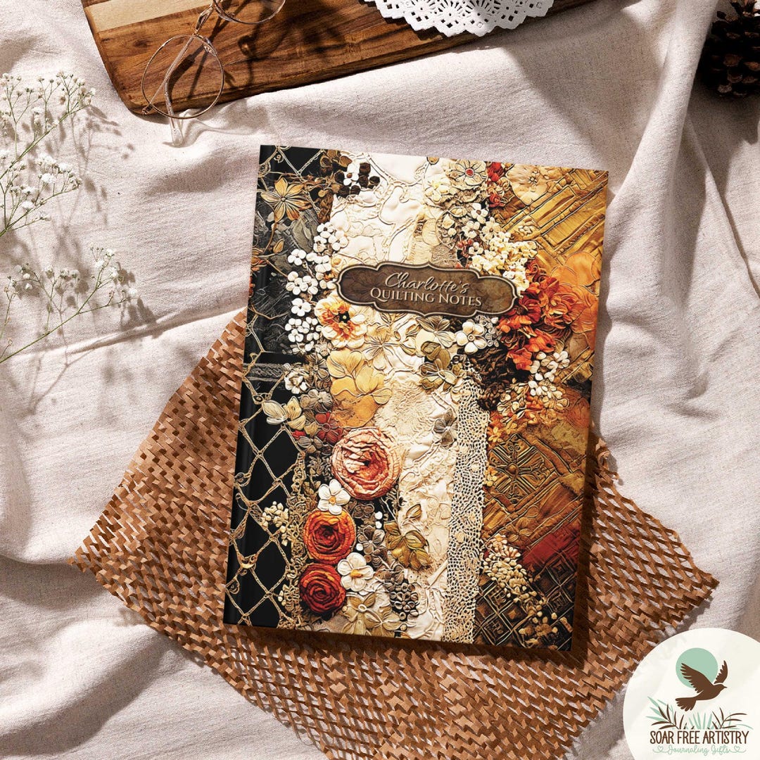 Cottagecore Journal: Personalized Shabby Chic Notebook, Printed - Etsy