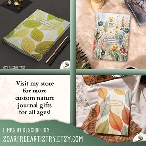 Links in description. Visit my store, SoarFreeArtistry.Etsy.com, for more of this beautiful forest journal collection that is about positive growth and connecting with nature. I hope they inspire your 2025 writing journey!