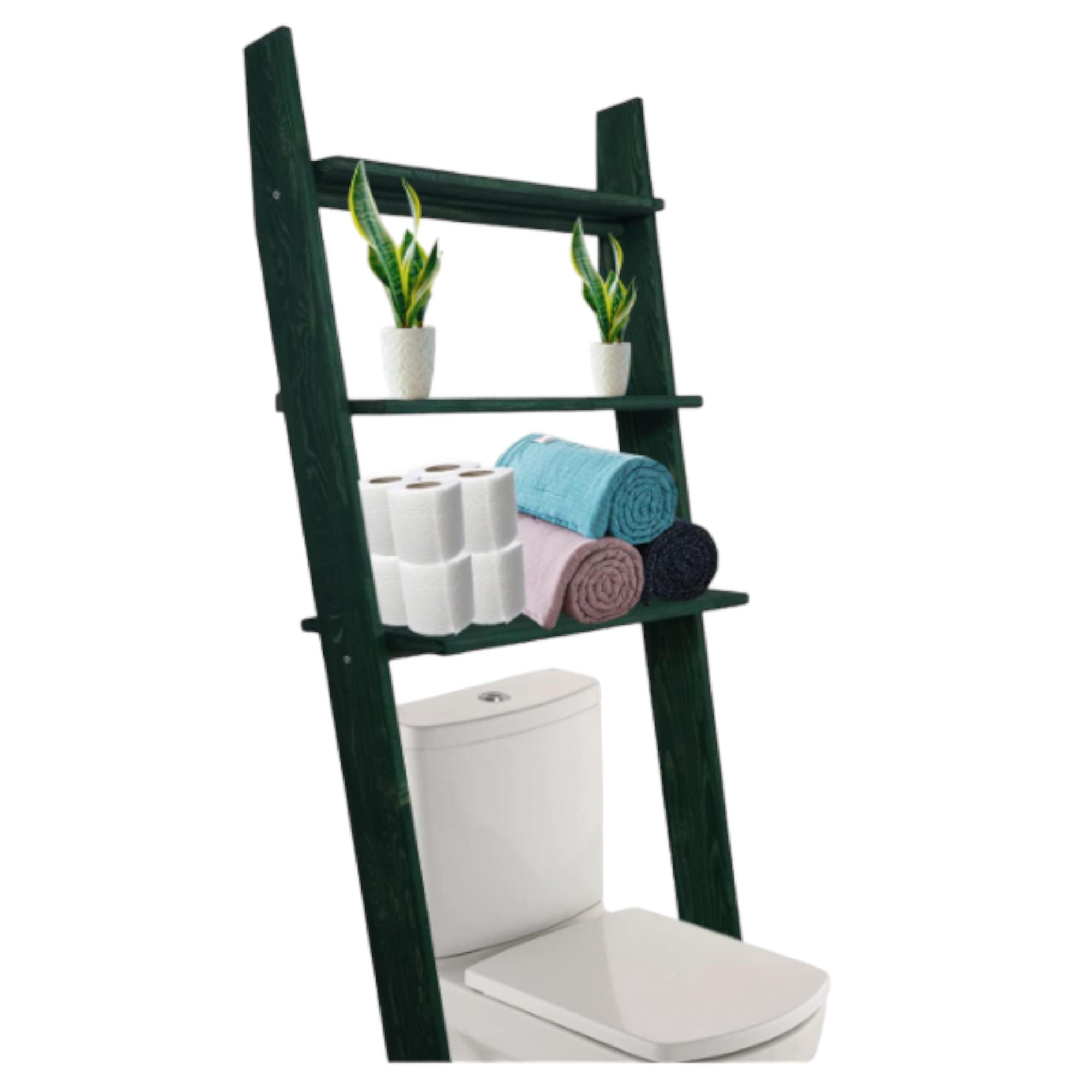 Over the Toilet Bathroom Organizer Shelves, 3tier Freestanding Above