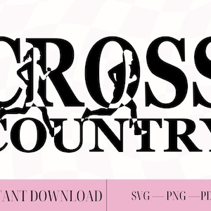 Cross Country SVG, Track & Field Svg, Png, Sports Clipart, Running Svg, Png, Cricut, Sublimation, Digital Download