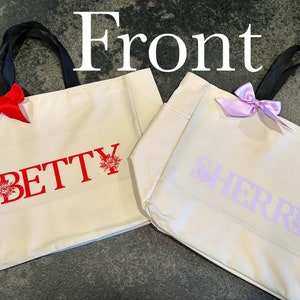 Personalized Tote Bag For Mother of Bride Tote Bag For Mother of Groom Bridesmaid Tote For Bridal Party Gifts For Maid of Honor Gift