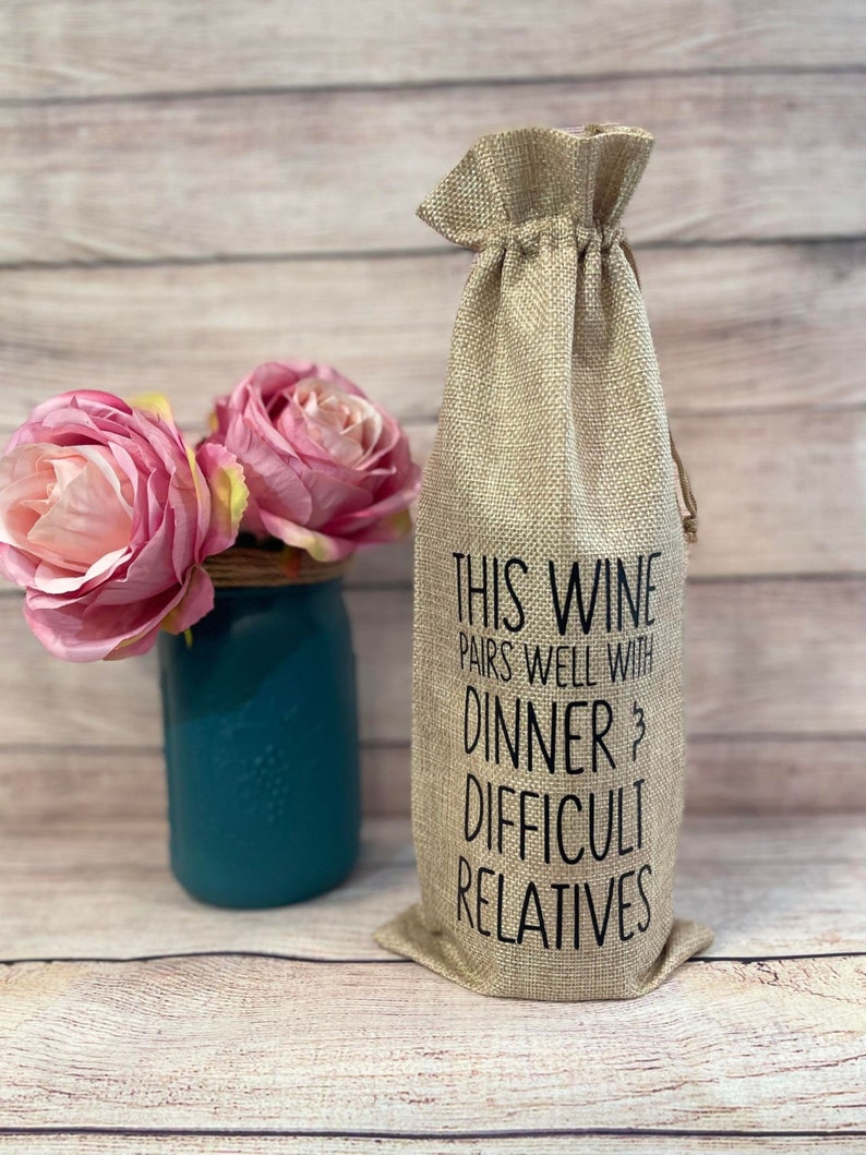 Funny Wine Bag for Wine Lover Gift for Christmas Personalized Etsy
