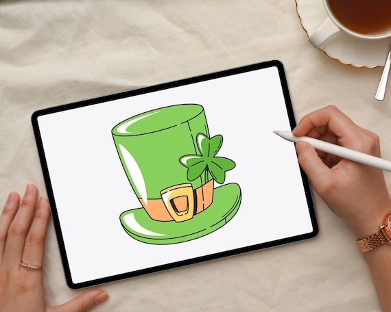 Groovy St. Patrick’s Day Clipart – Retro Irish Elements Bundle | Vintage Style St. Patrick’s Day Art | Printable St. Patrick’s Party Decor