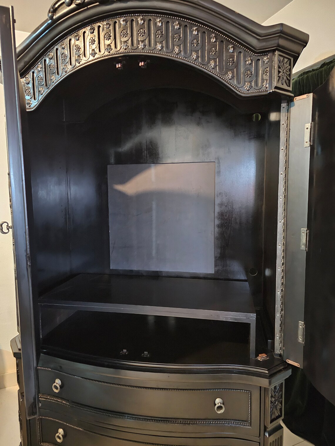 Black Goth Styled 2 Piece Armoire green Chair Not Included - Etsy