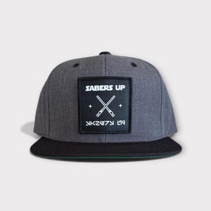 SABERS UP Patch Hat: Star Wars Inspired Trucker Snapback
