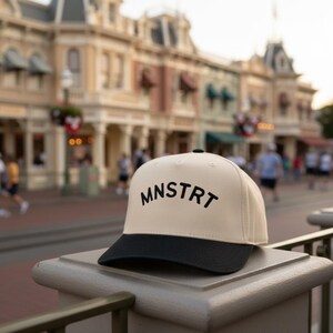 MNSTRT 5-Panel Embroidered Hat: Disney Main Street Inspired Hat