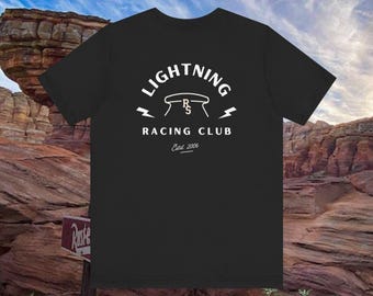 T-shirt Lightning Racing Club | Chemise en coton inspirée de Cars Land