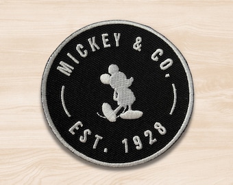 IN STOCK Now Mickey and Co. Patch | Disneyland Disneyworld Disney Parks Embroidered Iron On or Velcro Patch | 3x3 inch Mickey Patch