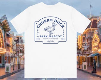 Camiseta del Pato Churro: Camiseta de la mascota del parque inspirada en Disneyland