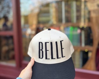 Belle geborduurde hoed | Retro Dad Hat-stijl volwassen maten | Disney-hoed | Disney-themapatches Magic Kingdom