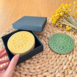 Unique Boho Coasters for Mom | Perfect Gift for Happy Mothers Day