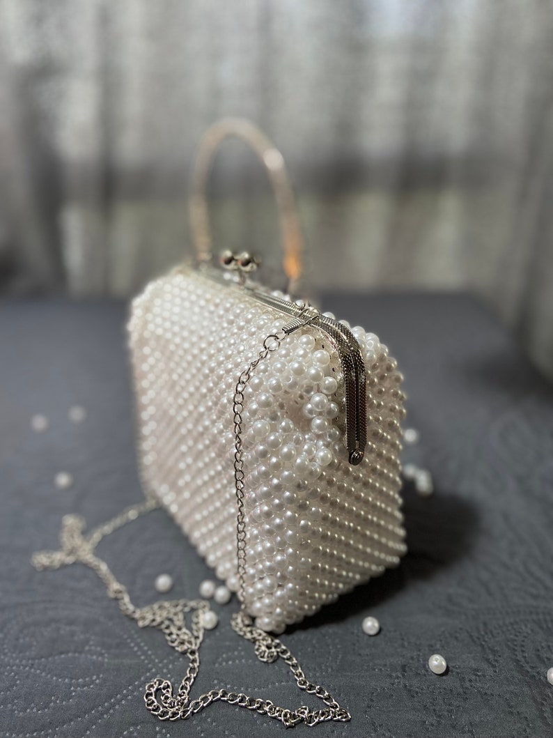 Handmade beaded bag LYRIECE image 5