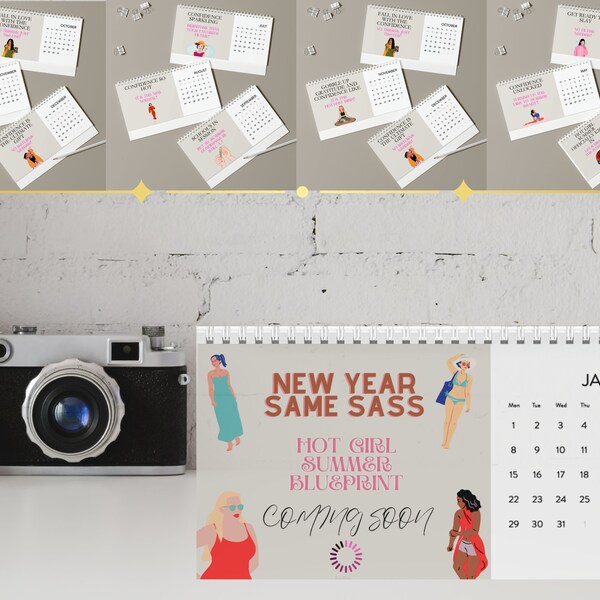 Hot Girl Calendar Etsy