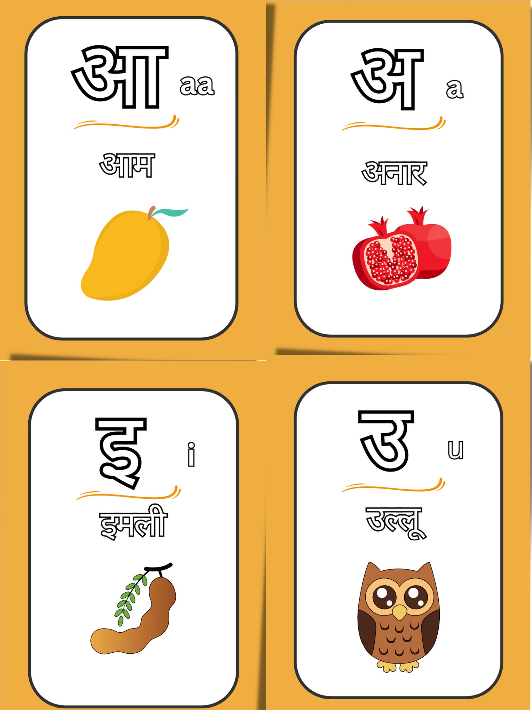 Flash Cards Hindi Alphabet At Weldon Fritz Blog