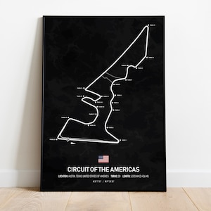 F1 Circuit of the Americas Poster - Austin, United States of America - F1 Grand Prix Poster - Formula 1 Poster - Digital Download