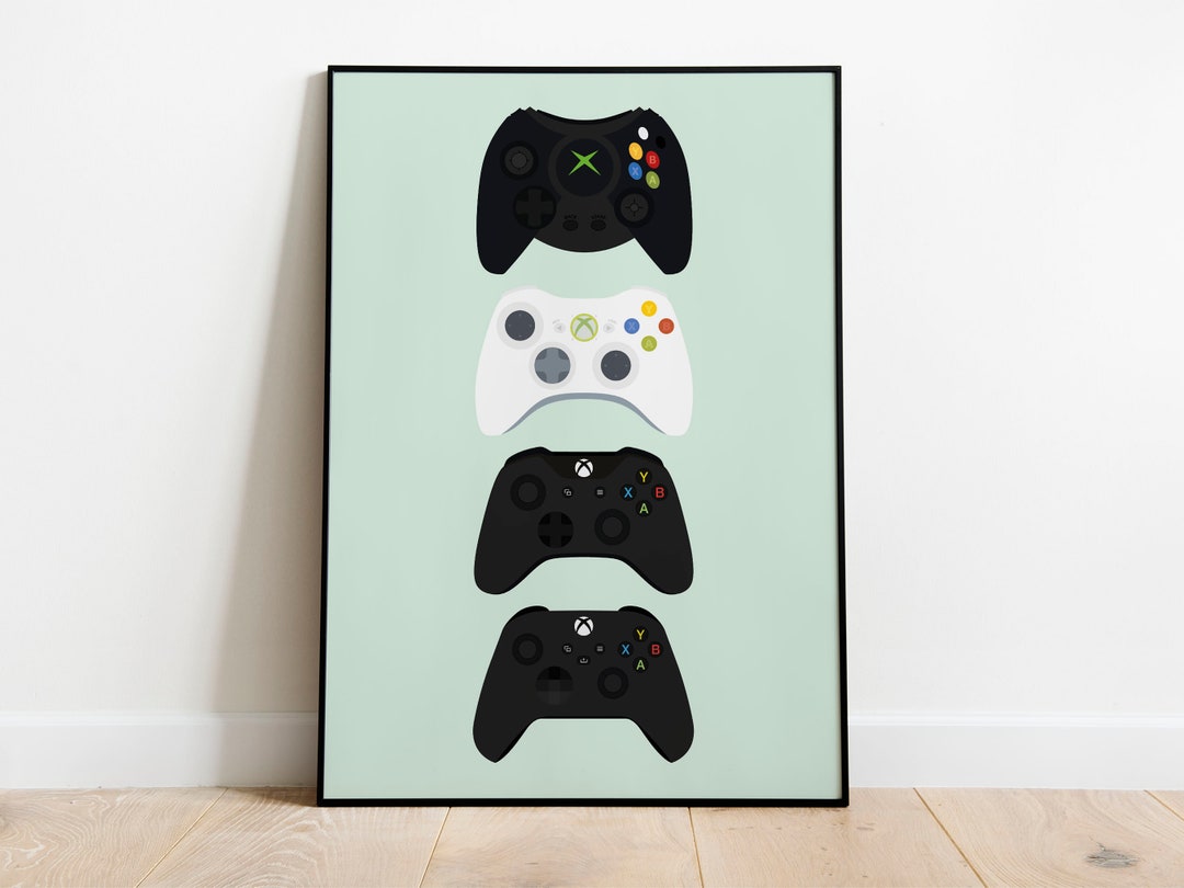 Gaming Controllers Video Game Controller Retro Gaming Art Game Room