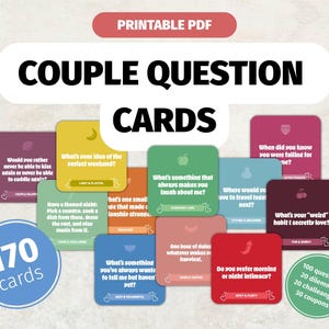 Cartões de perguntas para casais para encontros românticos – Iniciadores de conversas românticas, Jogo de relacionamento, Presente de aniversário para ele ou ela, Ideia de presente para casais