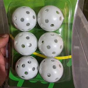 Lot 24x golf accessories 6unit Hollow plastic balls