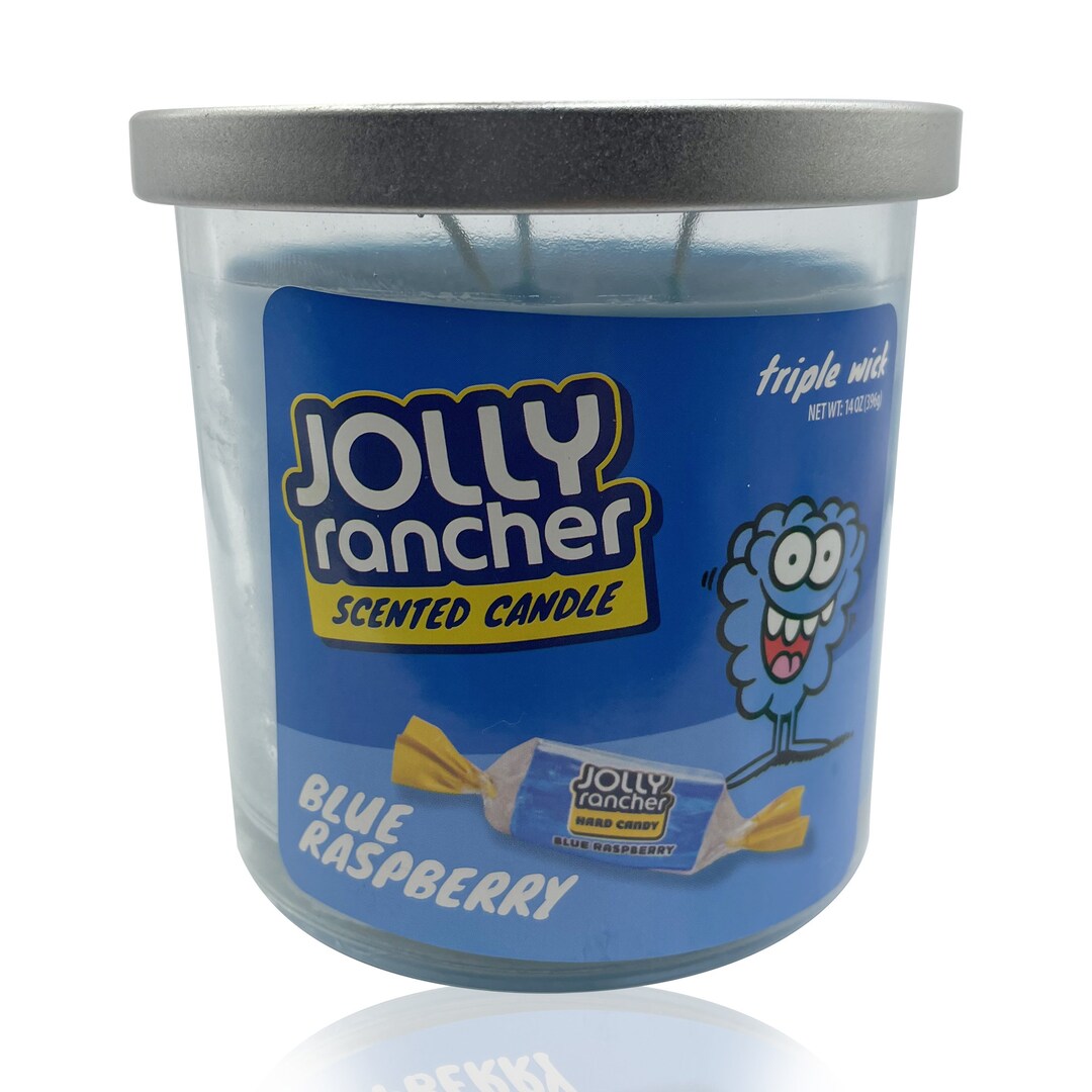 Blue Jolly Ranchers Scented Triple Wick 14 Ounce Candle NEW Etsy