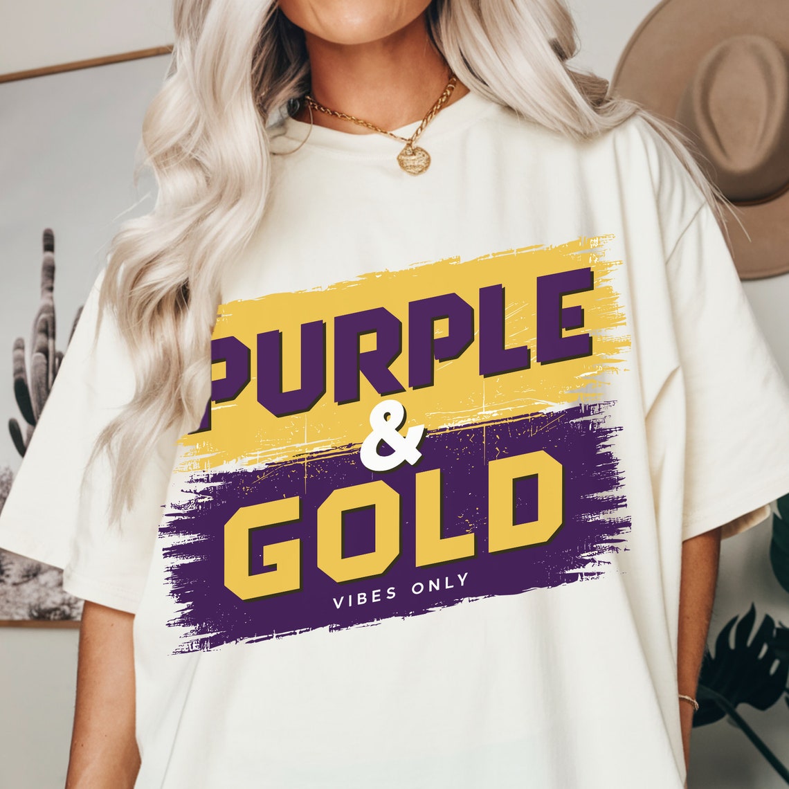 Purple and Gold School Spirit Design: Mascot College Logo (PNG Digital ...