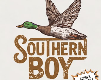 Southern Boy duck png Southern and camo png Sublimation boys hunting png Camo duck hunting image print file for Moms boys